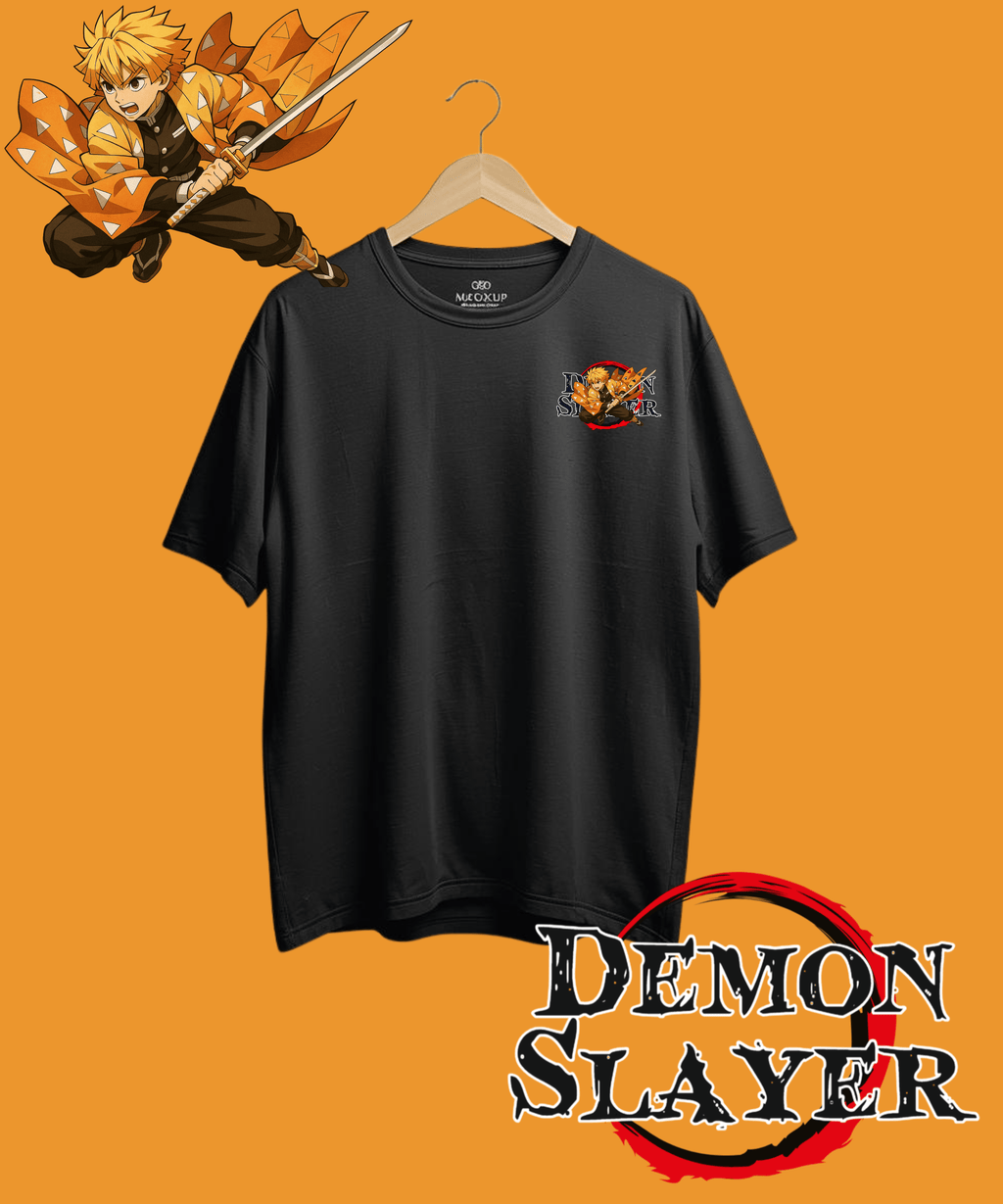 Oversized Unisex Standard Tee-Zenitsu Demon Slayer Edition